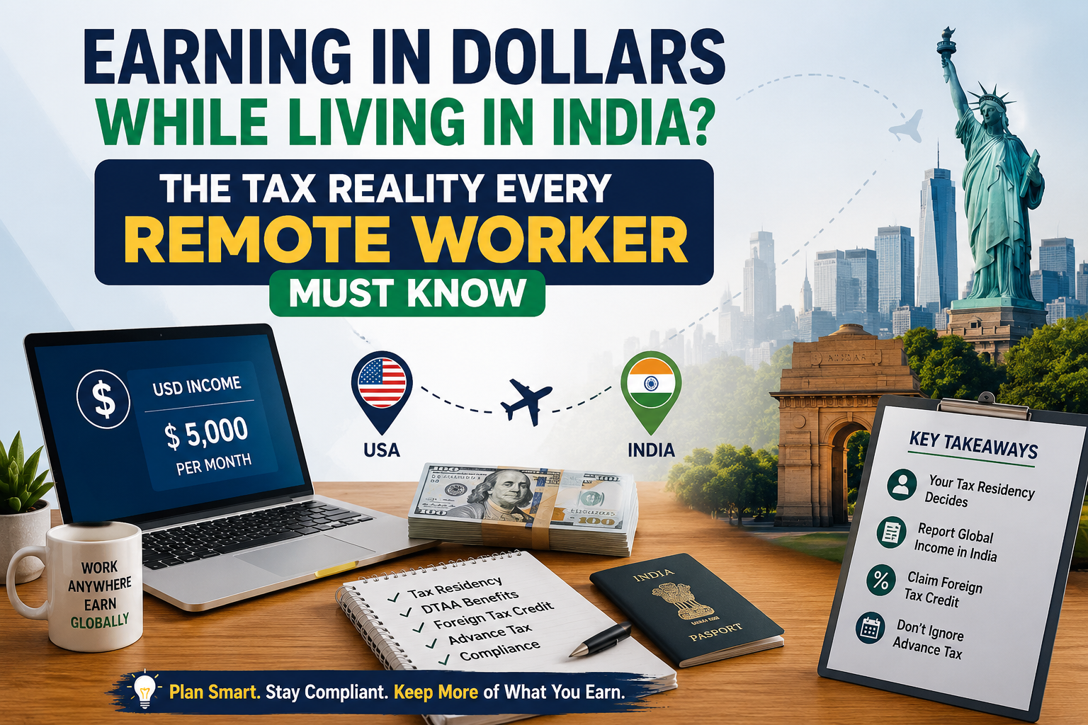 Earning in Dollars While Living in India? The Tax Reality Every Remote Worker Must Know